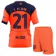 Conjunto FC Barcelona Frenkie de Jong 21 Tercera Equipación 2025/2026 Niño