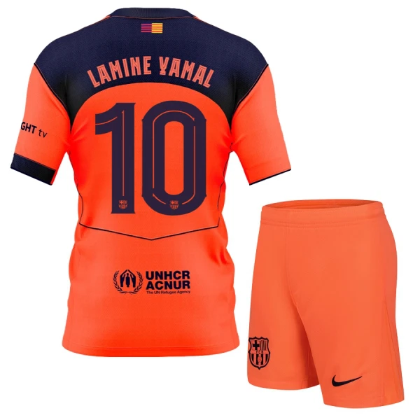 Conjunto FC Barcelona Lamine Yamal 10 Tercera Equipación 2025/2026 Niño
