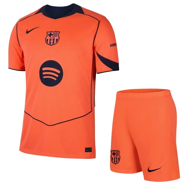 Conjunto FC Barcelona Tercera Equipación 2025/2026 Niño
