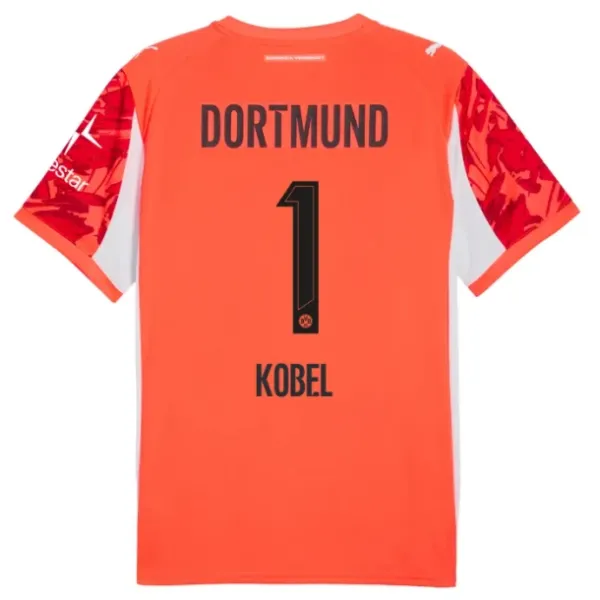 Camiseta Borussia Dortmund Gregor Kobel 1 Portero 2025/2026 Rojo