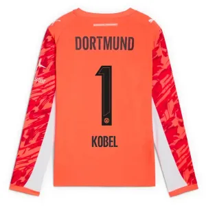 Camiseta Borussia Dortmund Gregor Kobel 1 Portero 2025/2026 Rojo Manga Larga