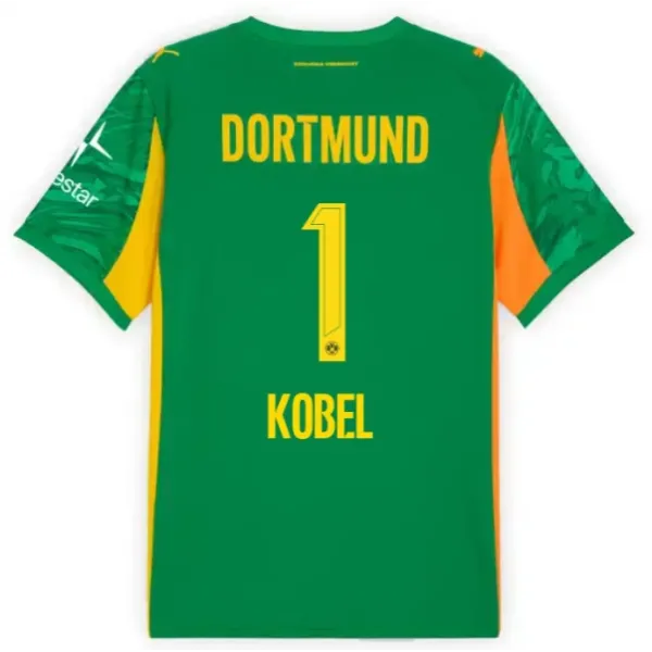 Camiseta Borussia Dortmund Gregor Kobel 1 Portero 2025/2026 Verde