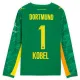 Camiseta Borussia Dortmund Gregor Kobel 1 Portero 2025/2026 Verde Manga Larga