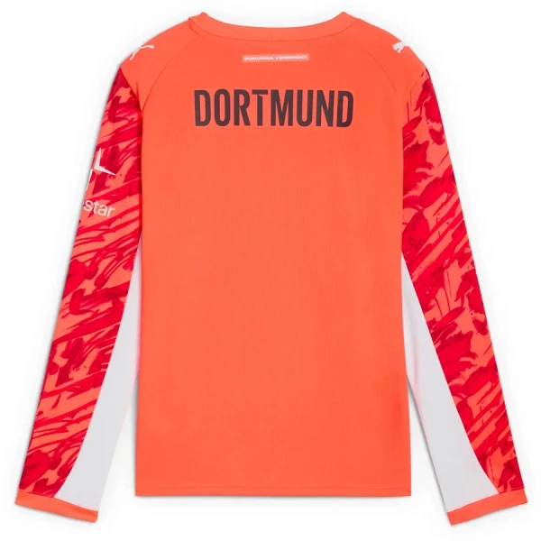Camiseta Borussia Dortmund Portero 2025/2026 Rojo Manga Larga