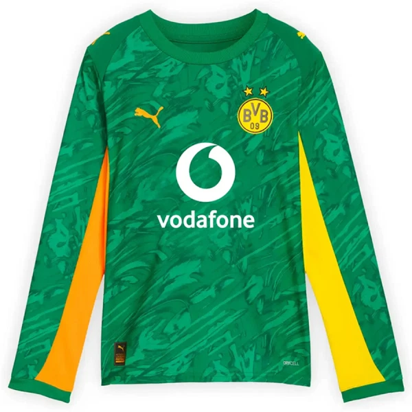 Camiseta Borussia Dortmund Portero 2025/2026 Verde Manga Larga