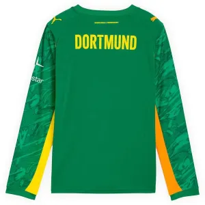 Camiseta Borussia Dortmund Portero 2025/2026 Verde Manga Larga