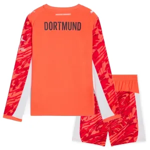 Conjunto Borussia Dortmund Portero 2025/2026 Niño Rojo Manga Larga