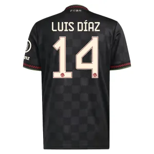 Camiseta FC Bayern Múnich Luis Díaz 14 Tercera Equipación 2025/2026