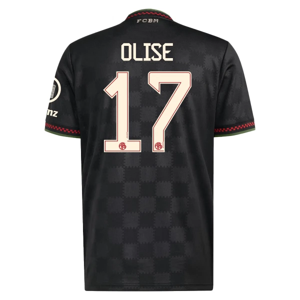 Camiseta FC Bayern Múnich Michael Olise 17 Tercera Equipación 2025/2026