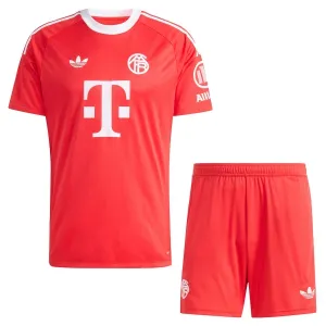 Conjunto FC Bayern Múnich Portero 2025/2026 Niño Rojo