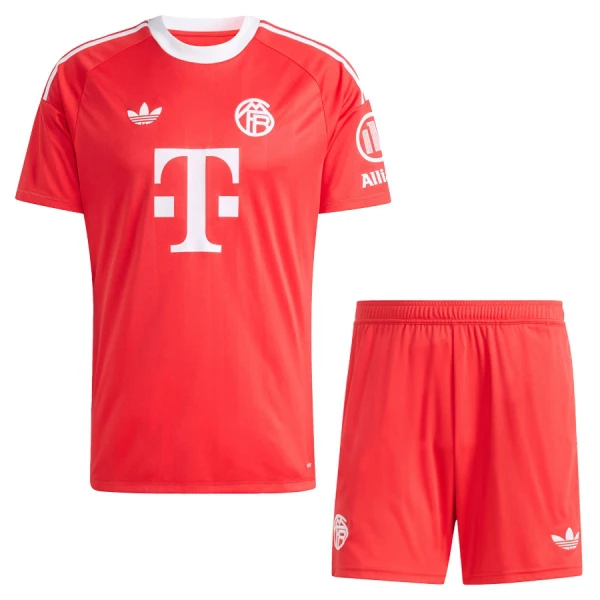 Conjunto FC Bayern Múnich Portero 2025/2026 Niño Rojo