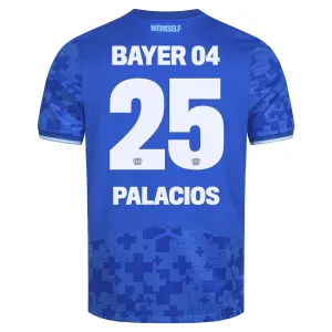Camiseta Bayer 04 Leverkusen Exequiel Palacios 25 Tercera Equipación 2025/2026