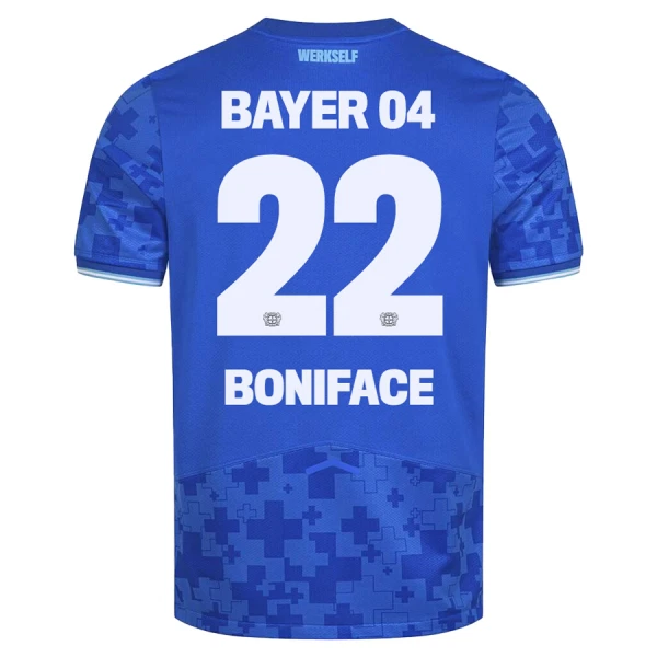 Camiseta Bayer 04 Leverkusen Victor Boniface 22 Tercera Equipación 2025/2026