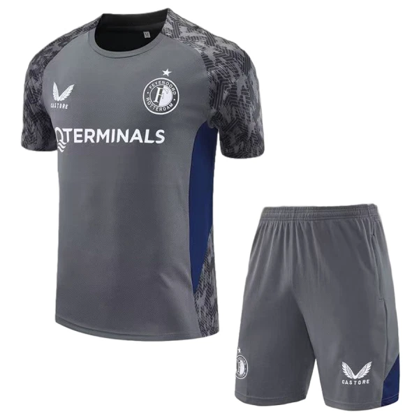 Camiseta de Entrenamiento Feyenoord Rotterdam 2025/2026 Niño Gris