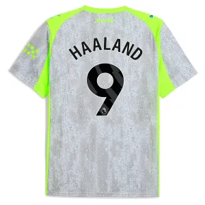 Camiseta Manchester City Erling Haaland 9 Tercera Equipación 2025/2026