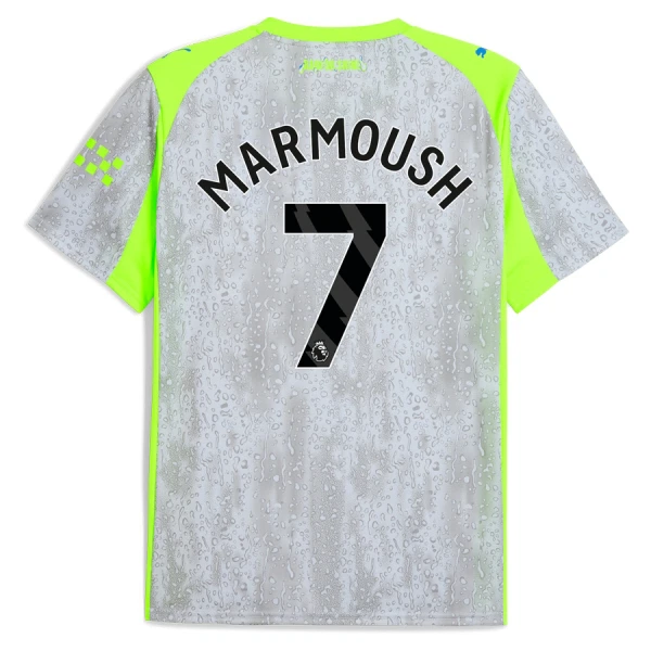 Camiseta Manchester City Omar Marmoush 7 Tercera Equipación 2025/2026