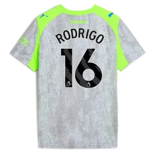 Camiseta Manchester City Rodrigo 16 Tercera Equipación 2025/2026