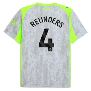 Camiseta Manchester City Tijjani Reijnders 4 Tercera Equipación 2025/2026