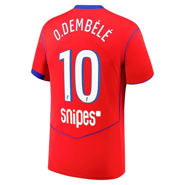 Camiseta PSG Ousmane Dembélé 10 Tercera Equipación 2025/2026