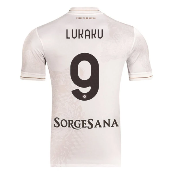 Camiseta SSC Napoli Romelu Lukaku 9 Visitante 2025/2026
