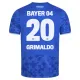 Conjunto Bayer 04 Leverkusen Alejandro Grimaldo 20 Tercera Equipación 2025/2026 Niño
