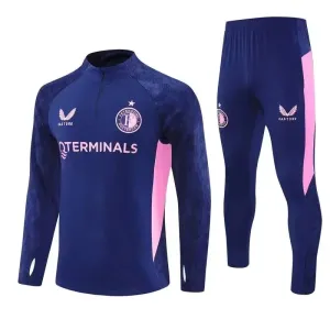Conjunto de Sudadera 1/4 Zip Feyenoord Rotterdam 2025/2026 Azul