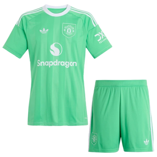 Conjunto Manchester United Portero 2025/2026 Niño Verde