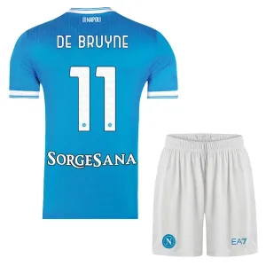 Conjunto SSC Napoli Kevin De Bruyne 11 Local 2025/2026 Niño