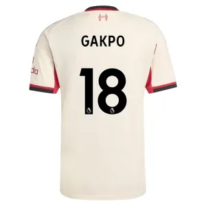 Camiseta Liverpool Cody Gakpo 18 Visitante 2025/2026