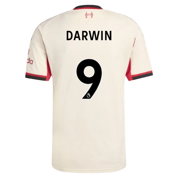 Camiseta Liverpool Darwin Núñez 9 Visitante 2025/2026 Camiseta Liverpool Darwin Núñez 9 Visitante 2025/2026