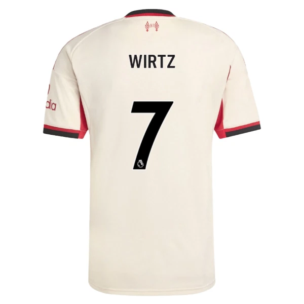 Camiseta Liverpool Florian Wirtz 7 Visitante 2025/2026