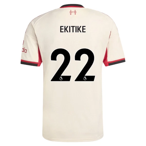 Camiseta Liverpool Hugo Ekitiké 22 Visitante 2025/2026