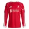 Camiseta Liverpool Local 2025/2026 Manga Larga