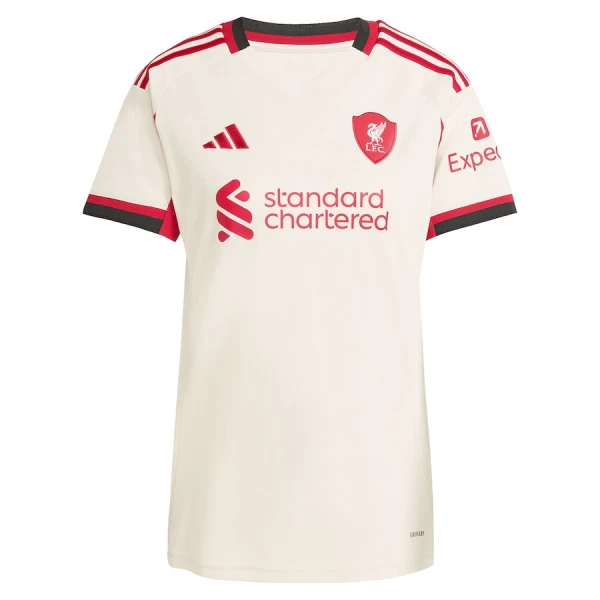 Camiseta Liverpool Visitante 2025/2026 Mujer