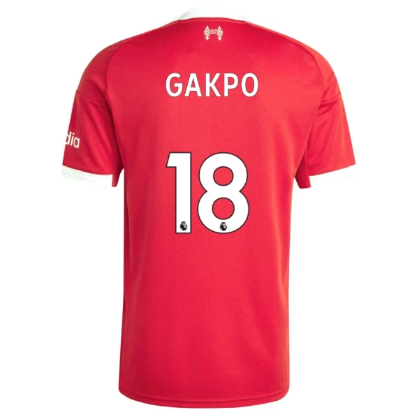 Conjunto Liverpool Cody Gakpo 18 Local 2025/2026 Niño