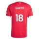 Conjunto Liverpool Cody Gakpo 18 Local 2025/2026 Niño