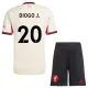 Conjunto Liverpool Diogo Jota 20 Visitante 2025/2026 Niño
