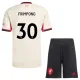 Conjunto Liverpool Jeremie Frimpong 30 Visitante 2025/2026 Niño