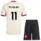Conjunto Liverpool Mohamed Salah 11 Visitante 2025/2026 Niño