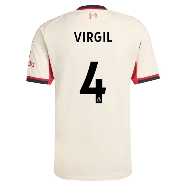 Conjunto Liverpool Virgil van Dijk 4 Visitante 2025/2026 Niño