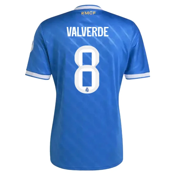 Camiseta Real Madrid Federico Valverde 8 Tercera Equipación 2025/2026