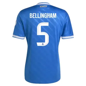 Camiseta Real Madrid Jude Bellingham 5 Tercera Equipación 2025/2026