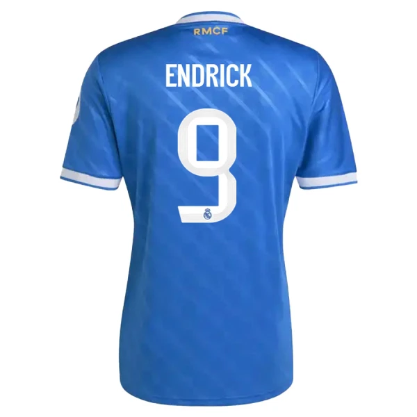 Conjunto Real Madrid Endrick 9 Tercera Equipación 2025/2026 Niño