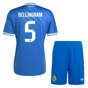 Conjunto Real Madrid Jude Bellingham 5 Tercera Equipación 2025/2026 Niño