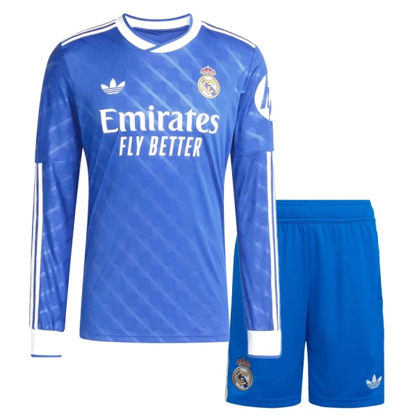 Conjunto Real Madrid Tercera Equipación 2025/2026 Niño Manga Larga