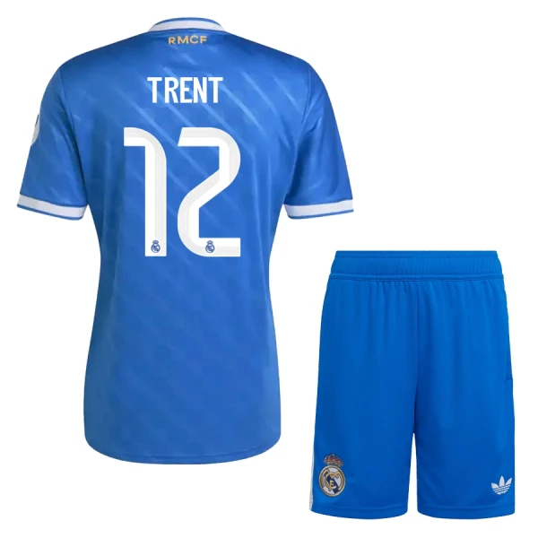 Conjunto Real Madrid Trent Alexander-Arnold 12 Tercera Equipación 2025/2026 Niño
