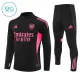 Conjunto de Sudadera 1/4 Zip Arsenal 2025/2026 Niño Negro
