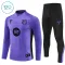 Conjunto de Sudadera 1/4 Zip FC Barcelona 2025/2026 Niño Morado
