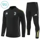 Conjunto de Sudadera 1/4 Zip Juventus 2025/2026 Niño Negro
