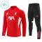 Conjunto de Sudadera 1/4 Zip Liverpool 2025/2026 Niño Rojo